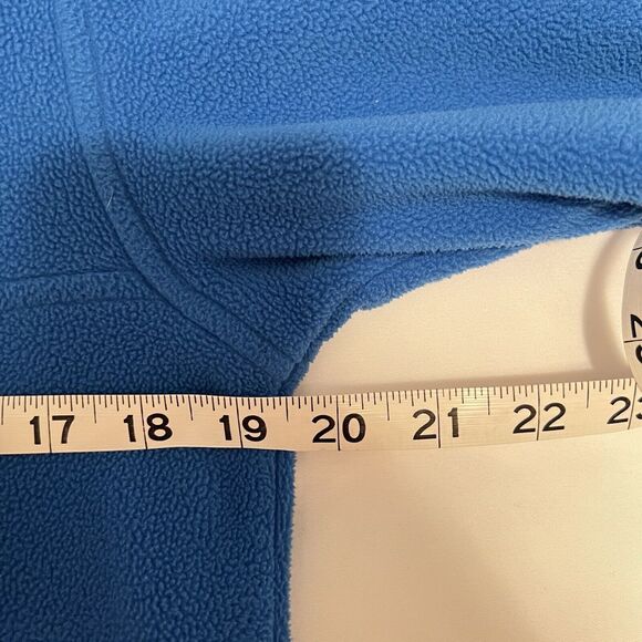 Vineyard Vines Kids Quarter Zip Blue & Red Fleece Pullover Sweater Large 16-18 - Picture 7 of 8